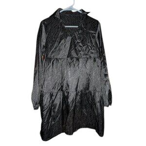 *3 FOR $9* Shein Long Sleeve Collared Tiered Long Sleeve Short Dress Tunic Top